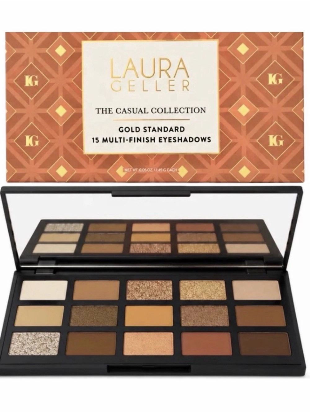 Laura Geller Gold Standard Eyeshadow Palette - Gold, Brown & Champagne Shades